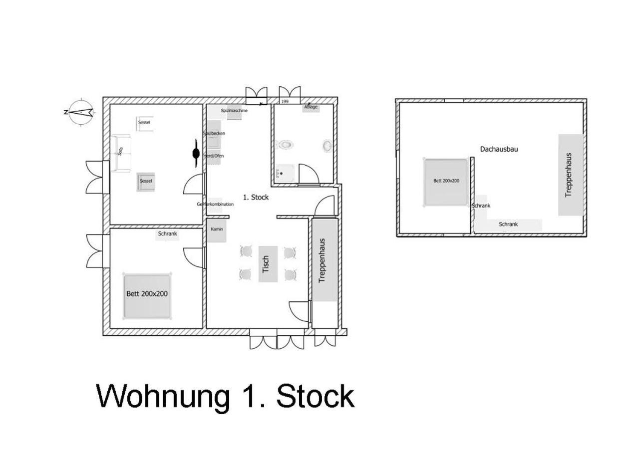"Haus Auf Dem Berg" Apartman Westensee Kültér fotó
